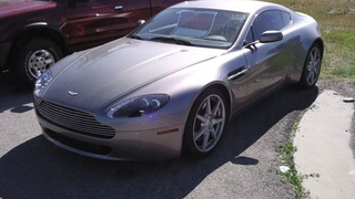 Aston Martin Vantage Dumped On Roadside Sale Lot